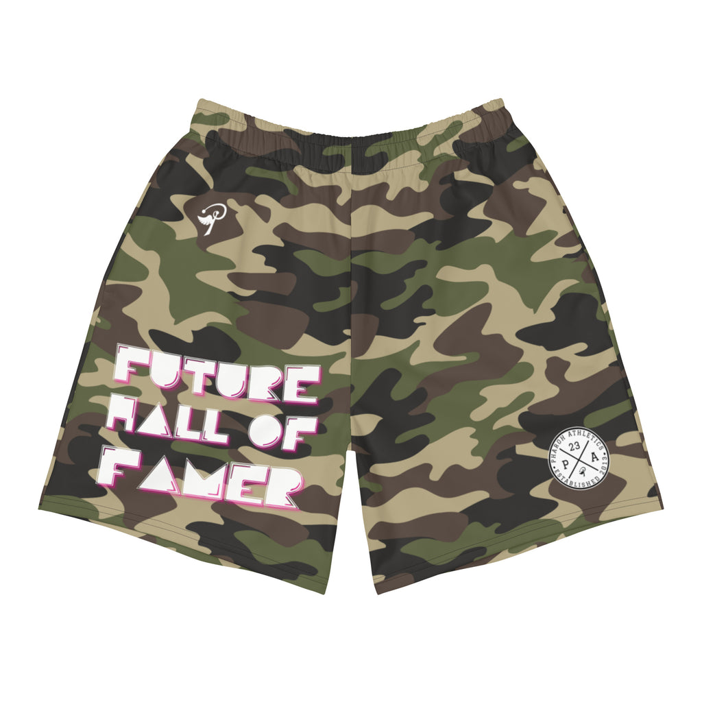 Tokyo Biohack Camo Green Athletic Shorts