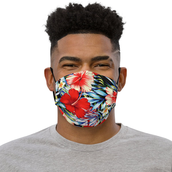 Hawaiian Floral Premium face mask