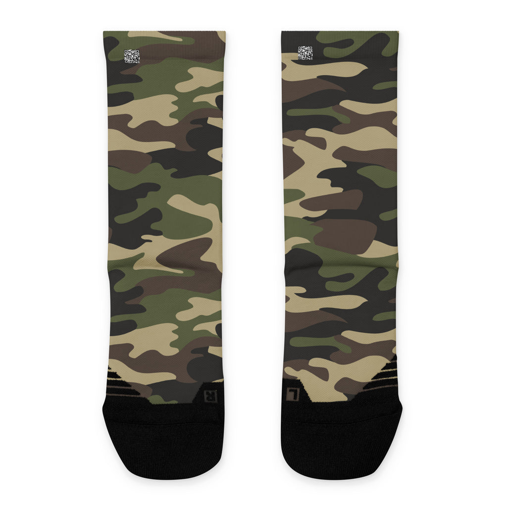 Army Camo Basketball socks