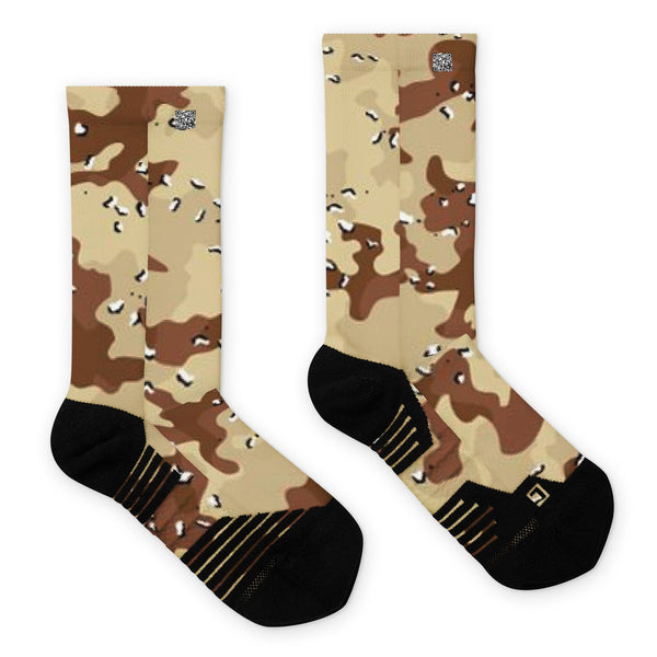 Desert Storm Camo Basketball Socks