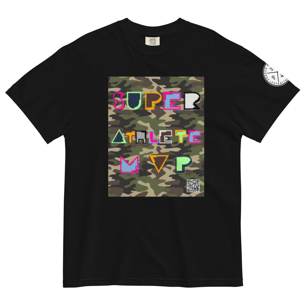 Tokyo Biohack Camo Green heavyweight t-shirt