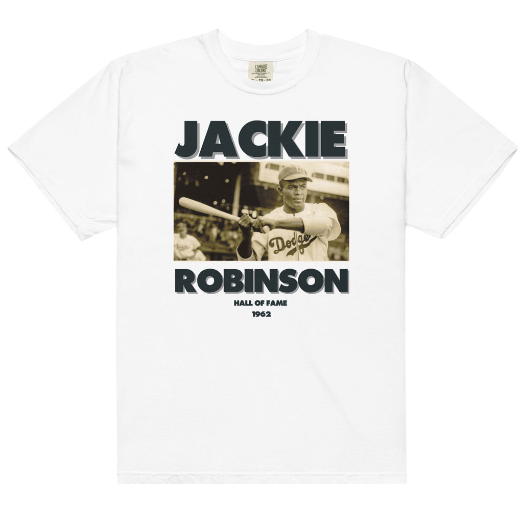 Jackie Robinson Heavyweight T-shirt