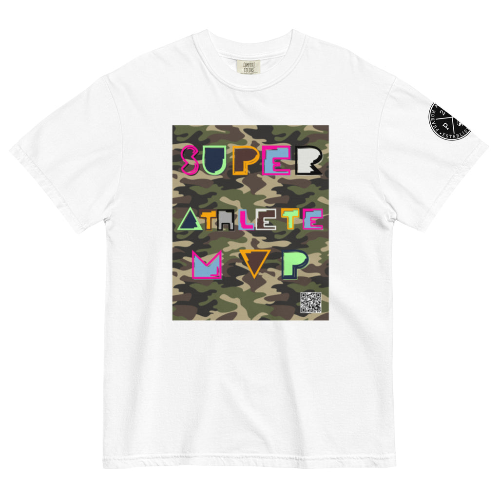 Tokyo Biohack Men’s Camo Green heavyweight t-shirt