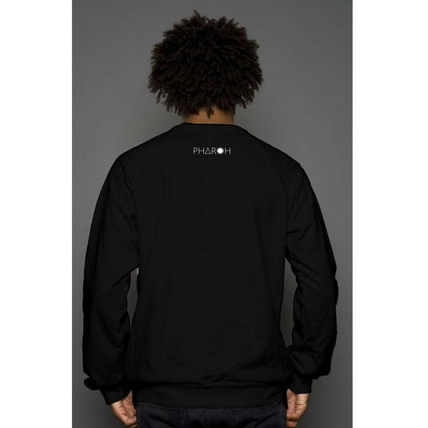 Mens Embroidered Logo crew neck Sweatshirt - Pharaohathletics