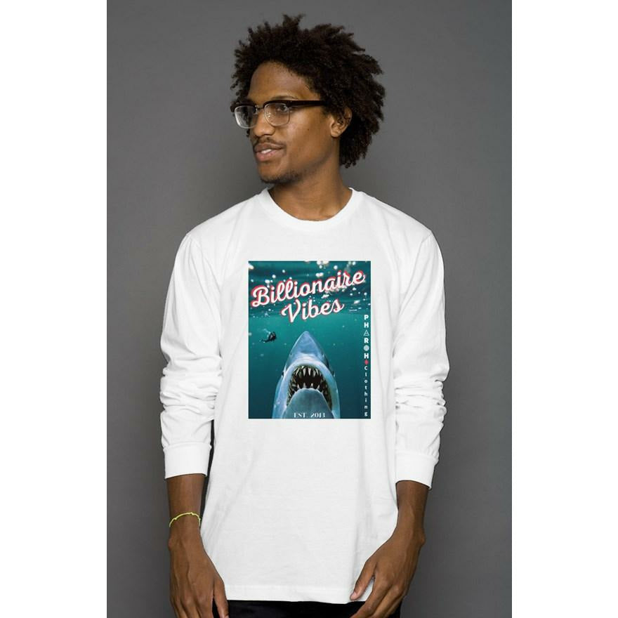 Shark Billionaire Vibes long sleeves - Pharaohathletics