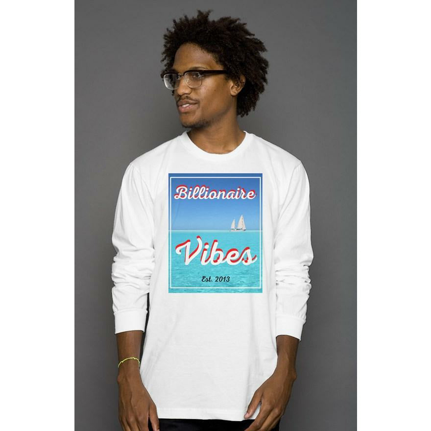 Billionaire Island Yacht Vibes longsleeve T shirt - Pharaohathletics