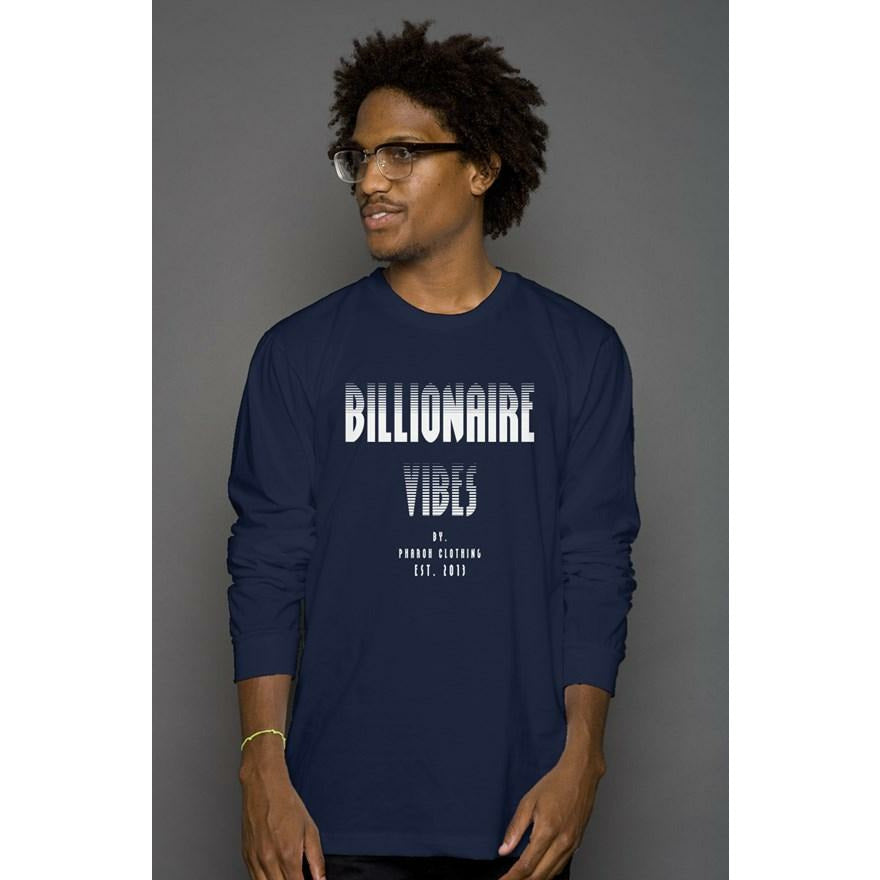 Billionaire Vibes long sleeves T shirt - Pharaohathletics