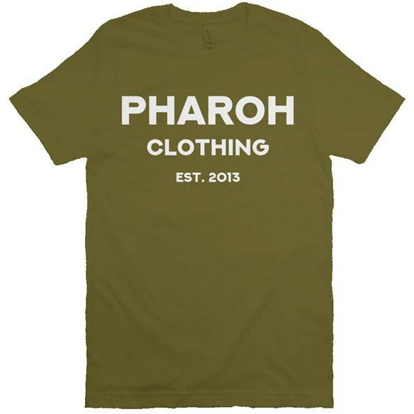 Pharoh Clothing Army Green T Shirt