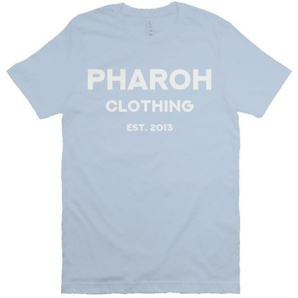 Pharoh Clothing Est. Light Blue T Shirt