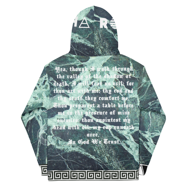 Emerald Marble In God We Trust Hoodie