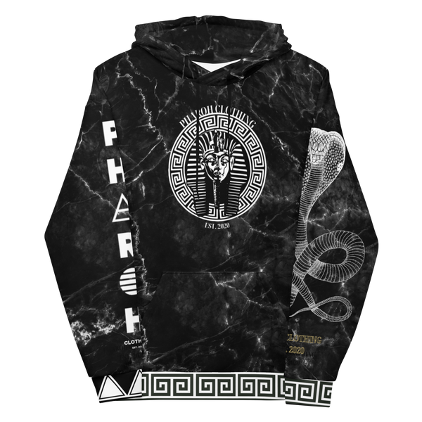 Black Marble In God We Trust All-Over Print Hoodie