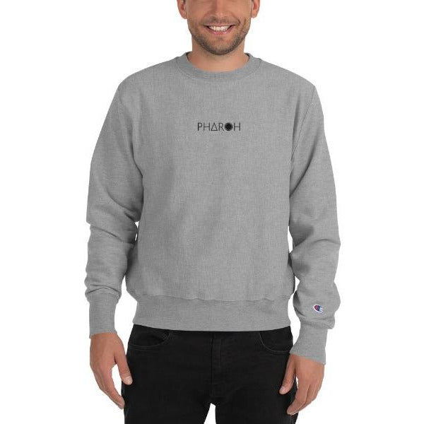 Mens Embroidered Champion Sweatshirt  | Pharoh Athletics - Pharaohathletics