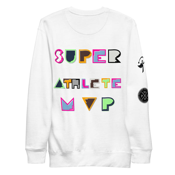 MVP Super Athlete Unisex Fleece Crewneck Sweater | 1 Tokyo Bio hack - Pharoh Athletics