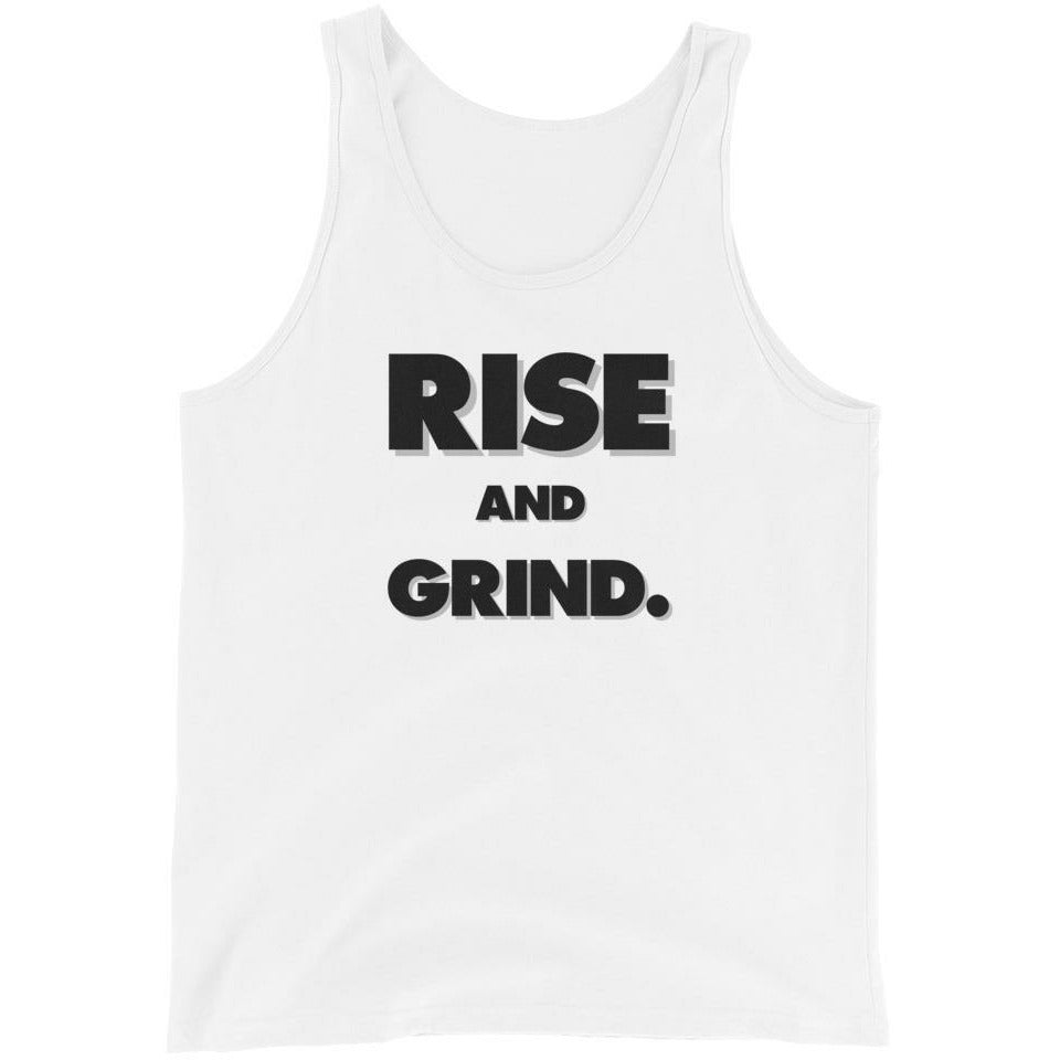 Rise And Grind Motivational Unisex Tank Top - Pharoh Athletics