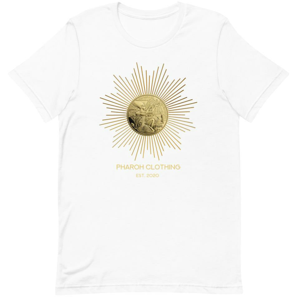 Pharoh Clothing Gold Coin Euro Short-Sleeve Unisex T-Shirt - Pharoh Athletics