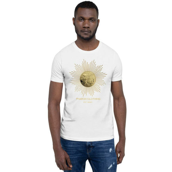 Pharoh Clothing Gold Coin Euro Short-Sleeve Unisex T-Shirt - Pharoh Athletics